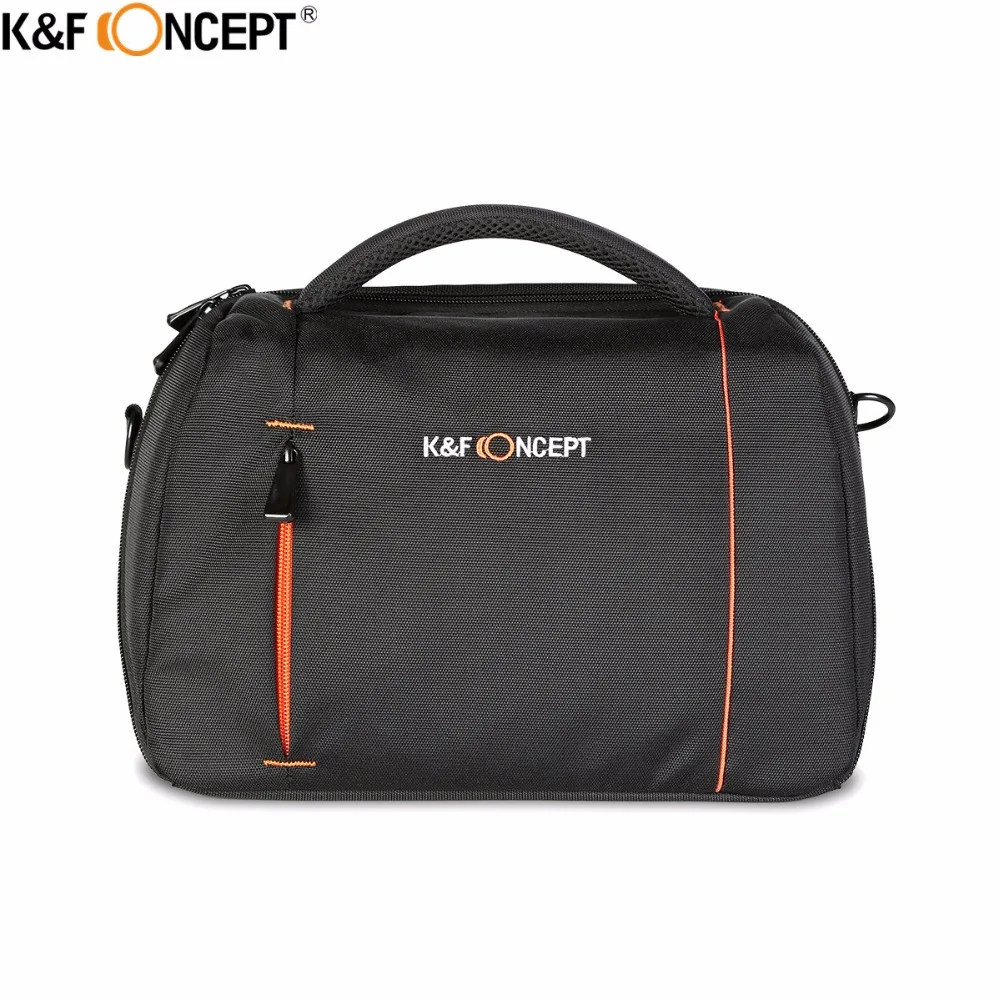 K&F CONCEPT Messenger/Shoulder Camera Bag with Additional Pockets hold 1 Camera+2 Lens+Flashlight+Items For Travelling camera
