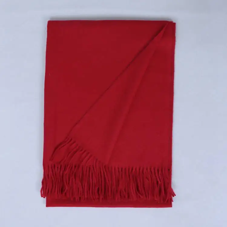 Настоящий кашемировый зимний женский шарф, роскошный брендовый шерстяной женский шарф, Одноцветный женский шарф из пашмины, шаль для женщин, Echarpe Sjaal - Цвет: As Picture