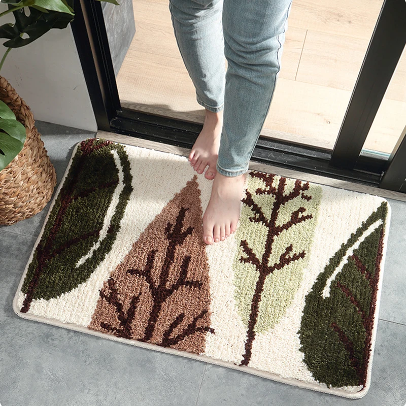 

Modern Home Carpet Bathroom Door Mat Door Soft Mats Bedroom Carpets Absorbent Non-slip Bath Mats Living Room Entrance Rugs