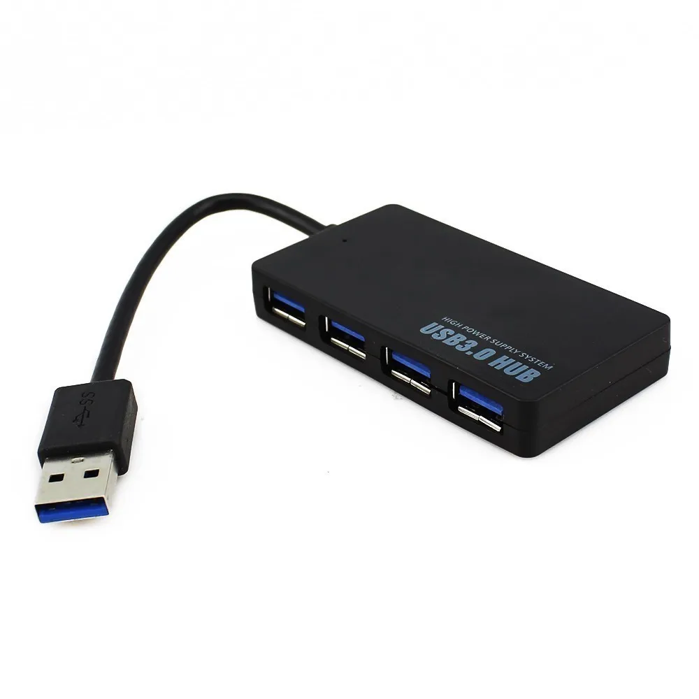 CHYI USB 3,0 хаб мульти в одном 4 порта USB3.0 хаб сплиттер с внешним адаптером питания комбо ПК Аксессуары для компьютера Macbook