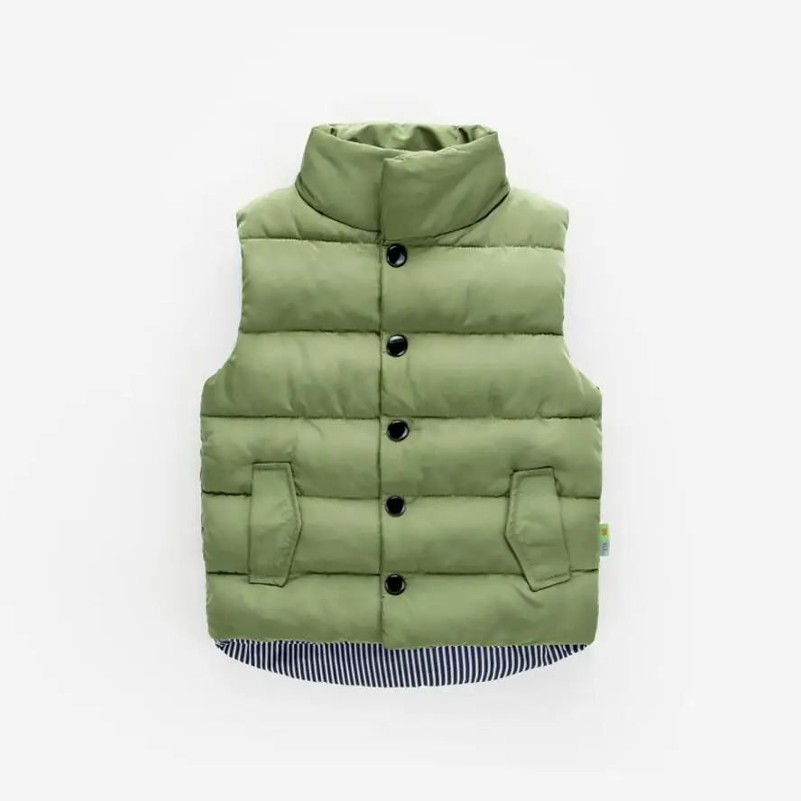 Cena Jesień zima dziewczyny kamizelka okazjonalna kurtka dziecięca odzież wierzchnia płaszcze dla dziewczynek kamizelka niemowlę dziecko dół kamizelka bez rękawów dzieci ciepła kurtka