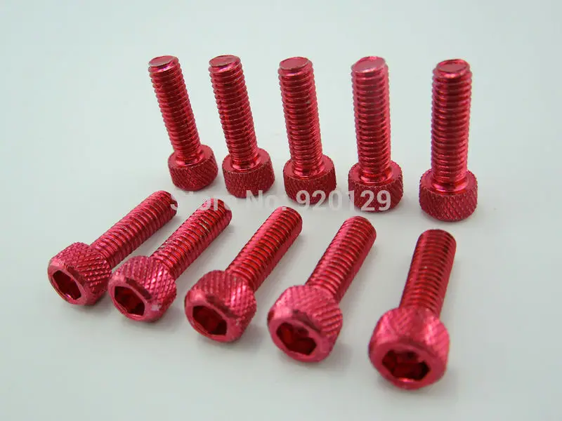 Красный декоративный винт для мотоцикла M6mm x 25mm|screw size|screw screwscrew blade |