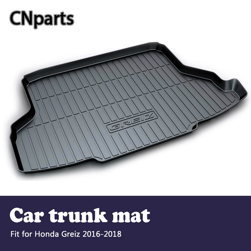 

CNparts Car Cargo Liner rear trunk mat For Honda Greiz 2016 2017 2018 Styling Boot Waterproof carpet Anti-slip mat Accessories