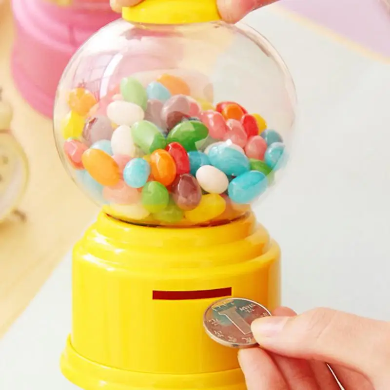 Креативная Милая мини-машина для конфет, диспенсер для игрушек, банка для монет, детские игрушки, цена на склад, Рождественский подарок на день рождения