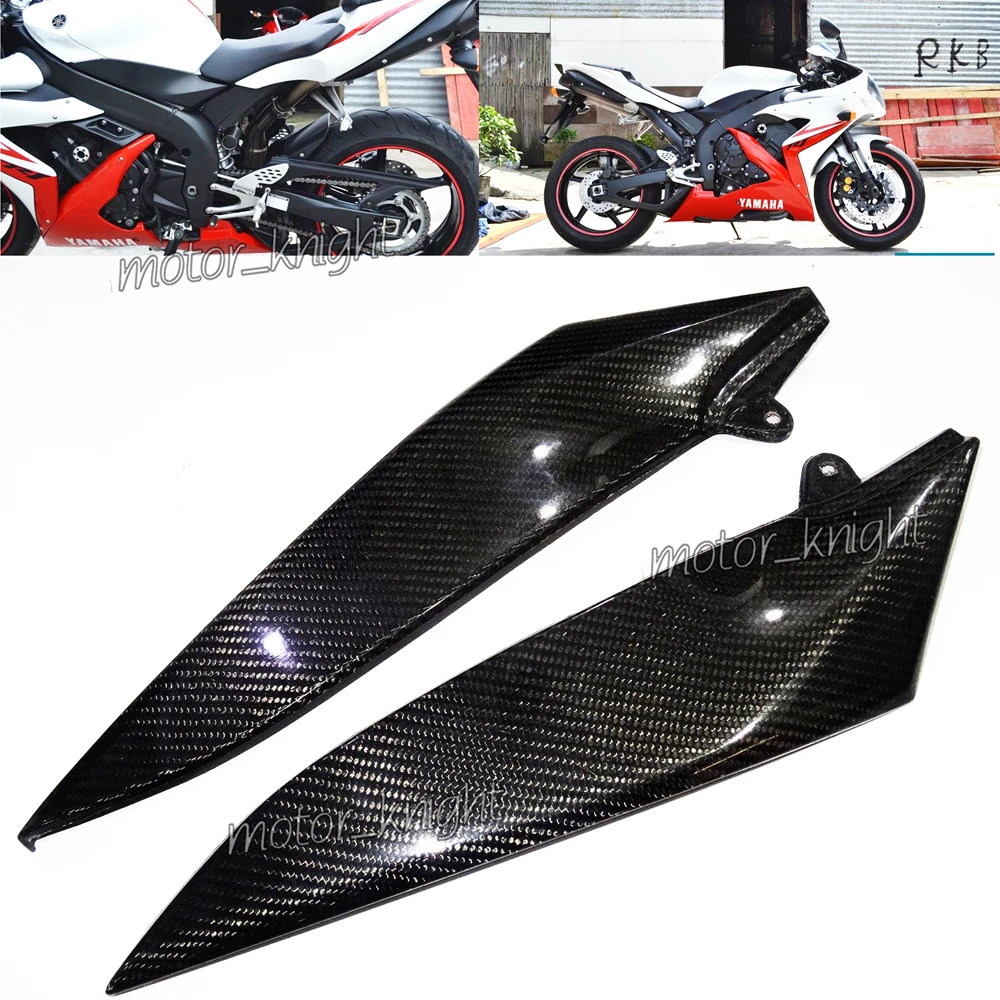 

Motorcycle Carbon Fiber Tank Side Cover Panel Fairing for Yamaha YZF R1 2004 2005 2006