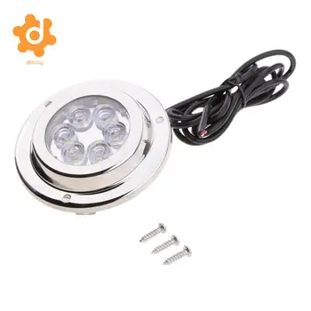 

Blue Marine Yacht Underwater Boat Light 6 LED 12W Under Water Fishing Lamp