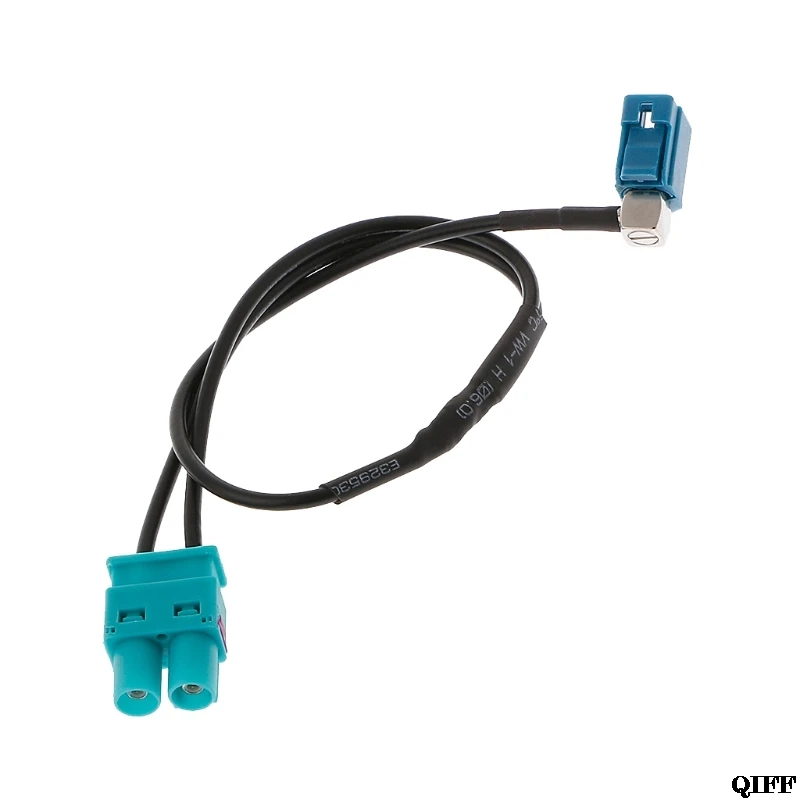 

Antenna Adapter Aerial FAKRA Cable Twin Double Male For VW AUDI Seat Skoda Mar28