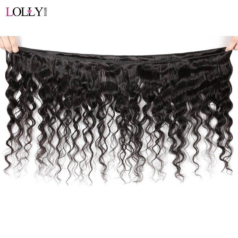 Brazilian Hair Bundles Loose Deep Wave Human Hair Extensions Remy Hair Can Buy 4 Or 3 Bundles Natural Color 1 Piece Hair Weave