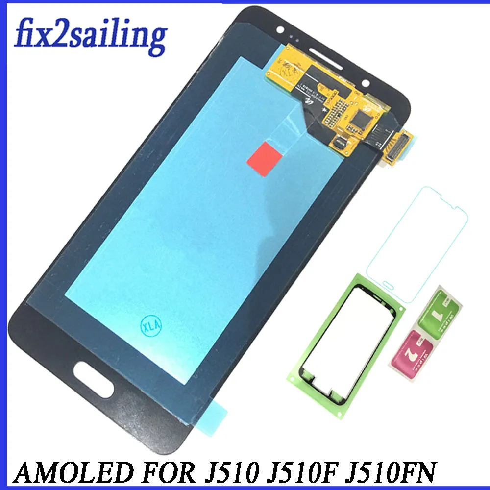 

Super AMOLED For Samsung Galaxy J5 2016 J510 J510F J510FN J510M LCD Display Touch Screen Digitizer Assembly Replacement GIFT