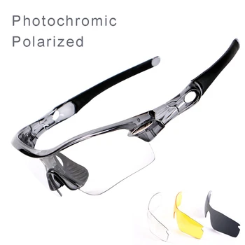 

Photochromic Cycling Glasses Transparent Bicycle Cycling Sunglasses Mens Polarized Cycling Goggles Mtb Mountain Bike Glasses
