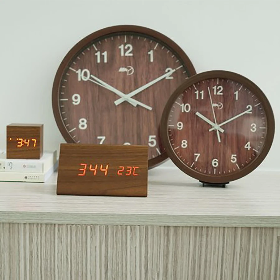 14 дюймов круглые Настенные часы деревянный современный дизайн антикварные деревянные настенные часы большие домашние рождественские украшения для дома аксессуары W6C0003