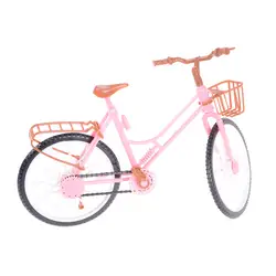 26*8 см * 17 см розовый велосипед съемный велосипед пластик с корзиной для кукол
