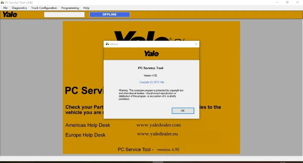 Hyster и Yale инструмент для обслуживания ПК V 4,93+ keygen