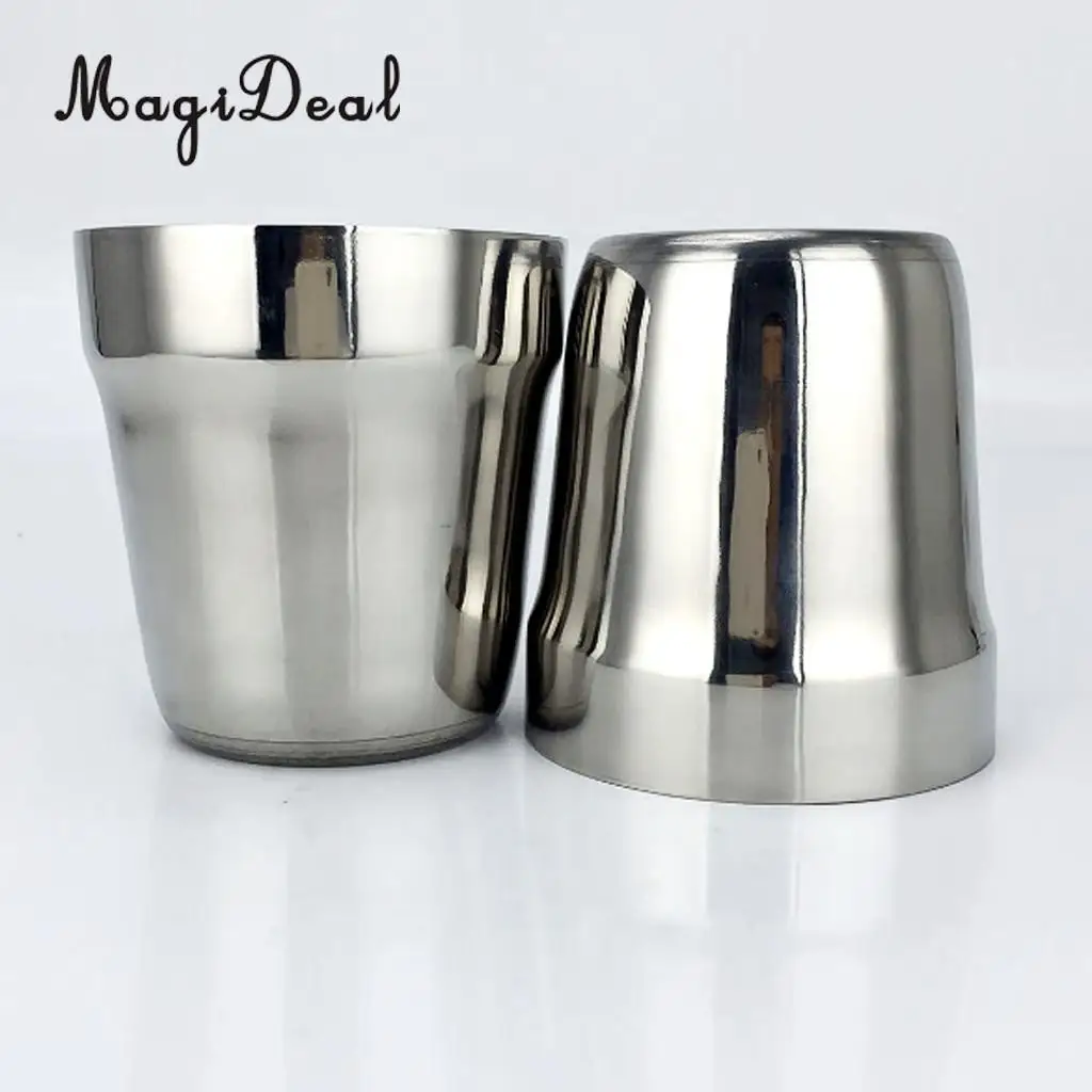 3x 180ml Modern Stainless Steel Cups Pint Cup Coffee Beer Mug Kids Tumbler