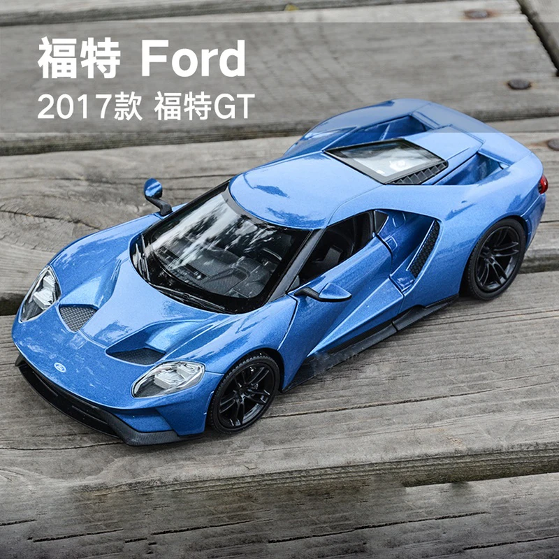 WELLY 1:24 Масштаб 2017 Ford Mustang GT литая модель высокой модели игрушечного автомобиля