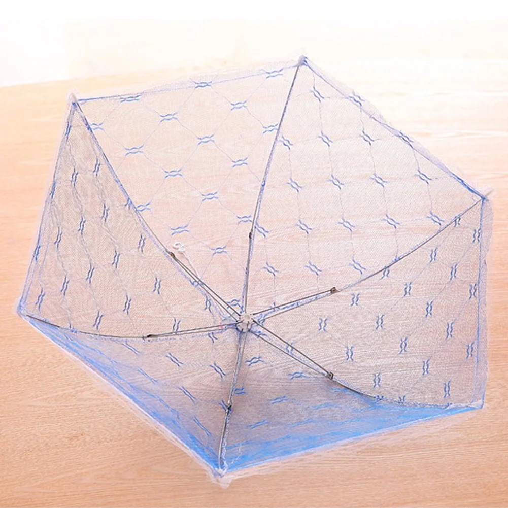 

Meal cover Hexagon gauze table mesh Breathable food cover Umbrella Style Anti Fly Mosquito Kitchen cooking Tools Random Color