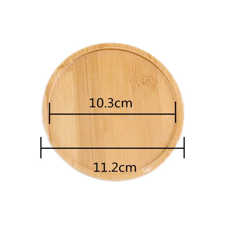 Бамбуковая круглая Квадратная тарелка для чаши, горшок для суккулентов, поднос для сада, бонсай, горшок для комнатных цветов, поднос для воды и чая, домашний декор, подставка для растений - Цвет: H