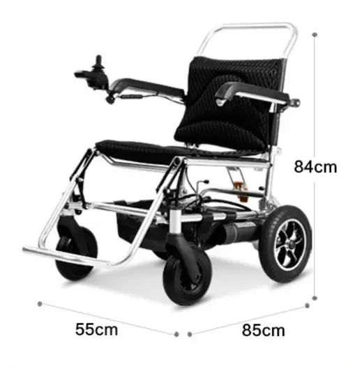 Легкий складное Электрическое Кресло-коляска инвалидные кресла-18 кг