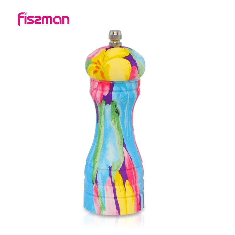 Salt and Pepper Mill, Acrylic Pepper Mill with Strong Adjustable