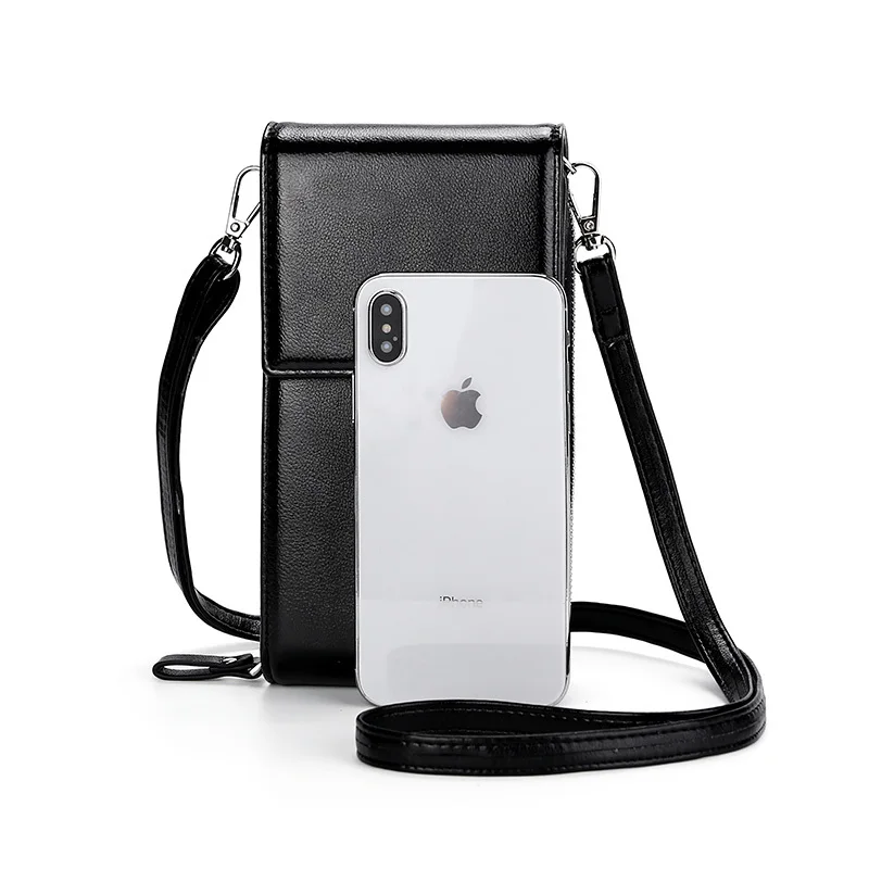 Megshi сумка для мобильного телефона с кармашком для карт, длинная сумка на одно плечо с косым крестом, Большая вместительная многофункциональная сумка для мобильного телефона