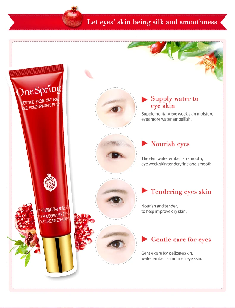

ONE SPRING Eye Cream Anti Wrinkle Moisturizing Reduce Dark Circle Firming eyes skin care Anti-Aging Moisturizing cream