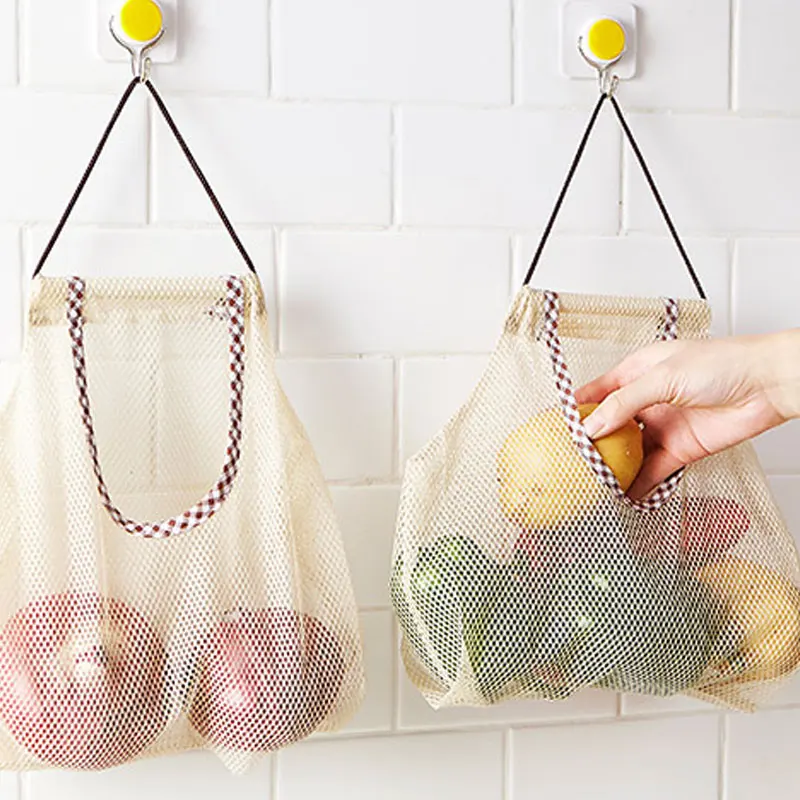 

Net Mesh Shopping Bag Reusable String Fruit Storage Handbag Totes Women Shopping Mesh Net Woven Bag Shop Grocery Tote Bag