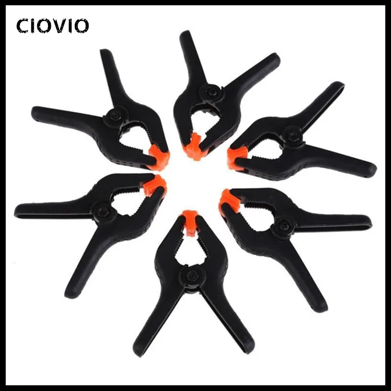 

6 pcs 2inch DIY Tools Plastic Nylon Toggle Clamps For Woodworking Spring Clip Photo Studio Grampo Clamp Hout Klemmen Sauterelle