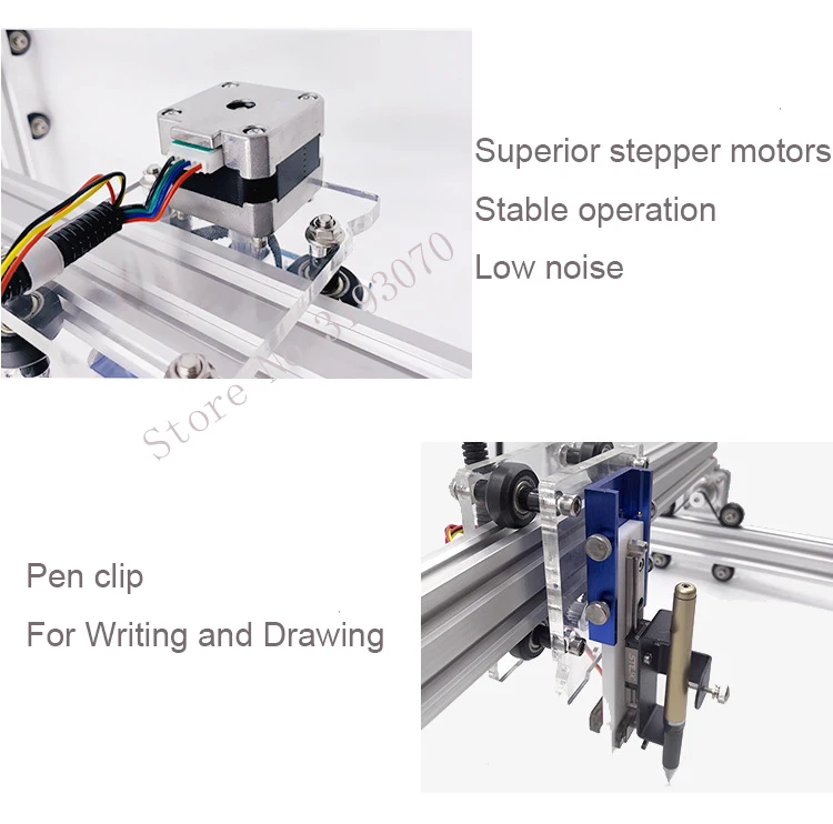 DIY лазерная машина для рукописного ввода 30*38 см, чертежная машина, буквенный робот, набор с 500 МВт/2500 мвт/5500 МВт/15 Вт лазер