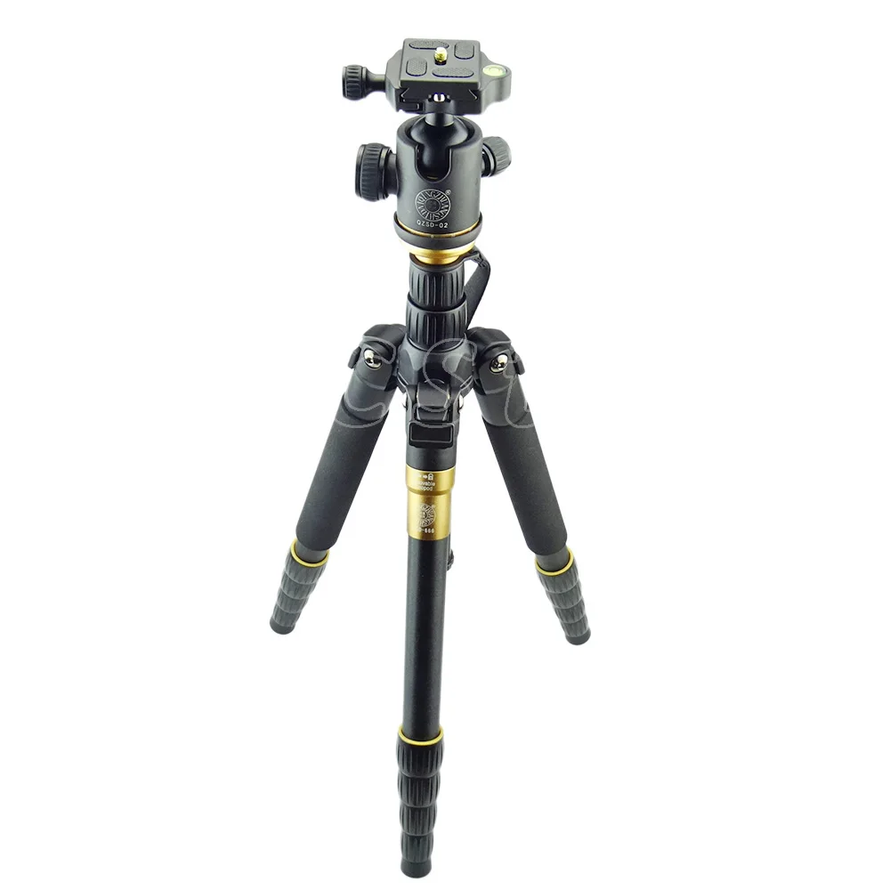 

ZOMEI lightweight Portable Q666 Professional Travel Camera Tripod Ball Head Monopod Camera Stand for Canon Nikon Sony DSLR