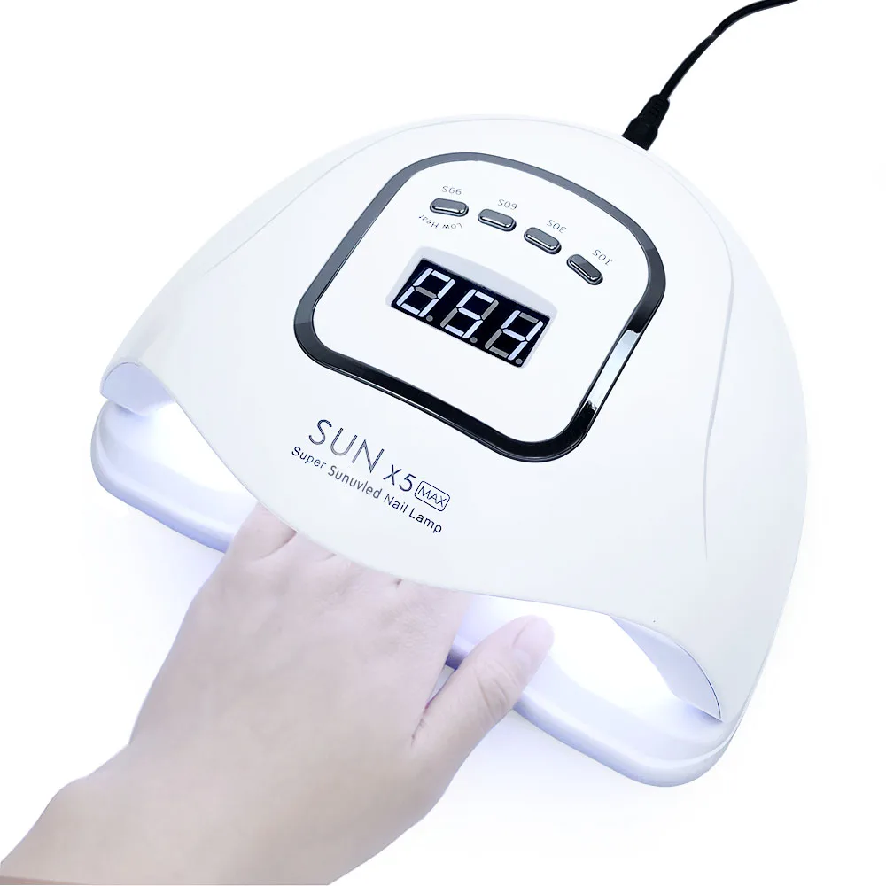 

SUNX5 MAX 80W UV LED Gel Nail Dryer New Upgraded with LCD Timer and Infrared Sensor 45 Leds Ultraviolet Nail Lamp for Gel Polish