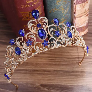 

Women Luxury Rhinestone Flower Tiara Bride Crown Wedding Bridal Silver Color Crystal Hollow Big Crown Diadem Hair Accessories JL