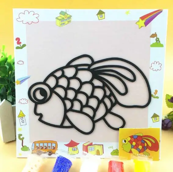 

DIY Pearl Clay Painting Color Snowflake Mud Princess Kindergarten Handmade Art Crafts Coloring Toy