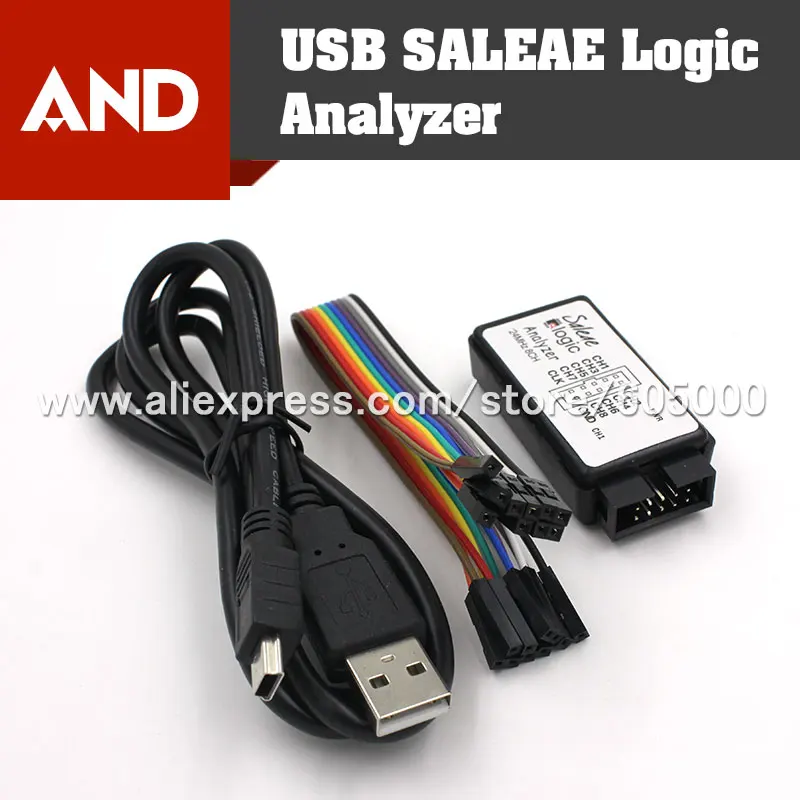 Compatible With Saleae USB Logic 24MHz 8Ch Logic Analyzer for ARM FPGA 