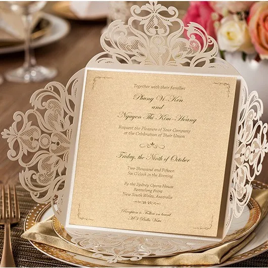 Diy Translucent Wedding Invitation With Vine Charm Image Led Bee A Law Professor Step 3