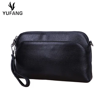 

YUFANG Mini Women Messenger Bag Genuine Leather Wrist Handbags Leisure Daily Womens Sling Bag Sweet Lady Style Female Clutch Bag