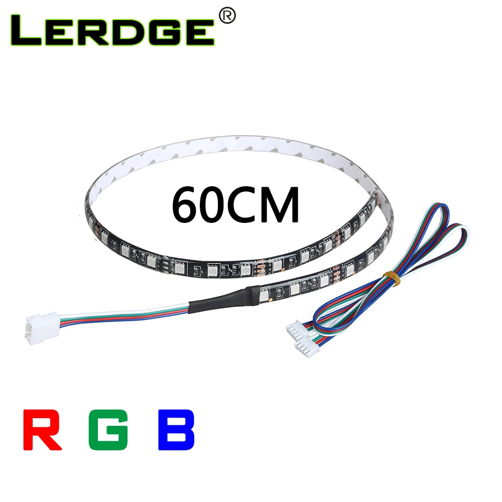 LERDGE 3D принтер аксессуары светодиодный светильник RGB 5050 лента с кабелем для Lerdge
