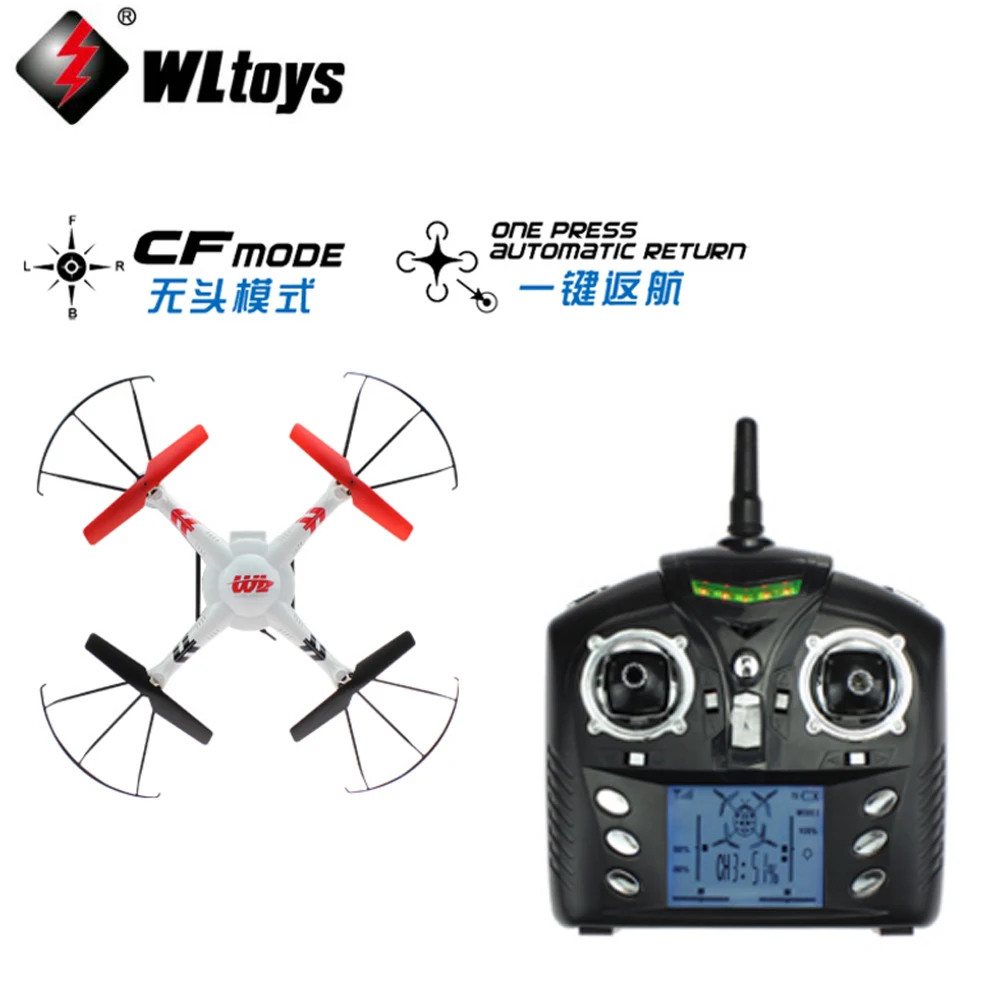 

1set WLtoys V686 V686G V686K V686J 2.4GHz 4CH Dron Professional Drones CF MODE RC Quadcopter & Camera & FPV Monitor