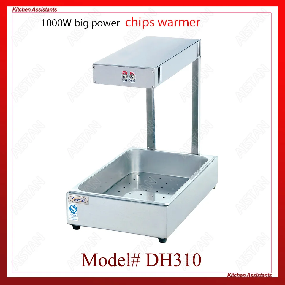 

DH310 Electric desktop Hot salad pizza Potato Chips Warmer Display showcase for Commercial use