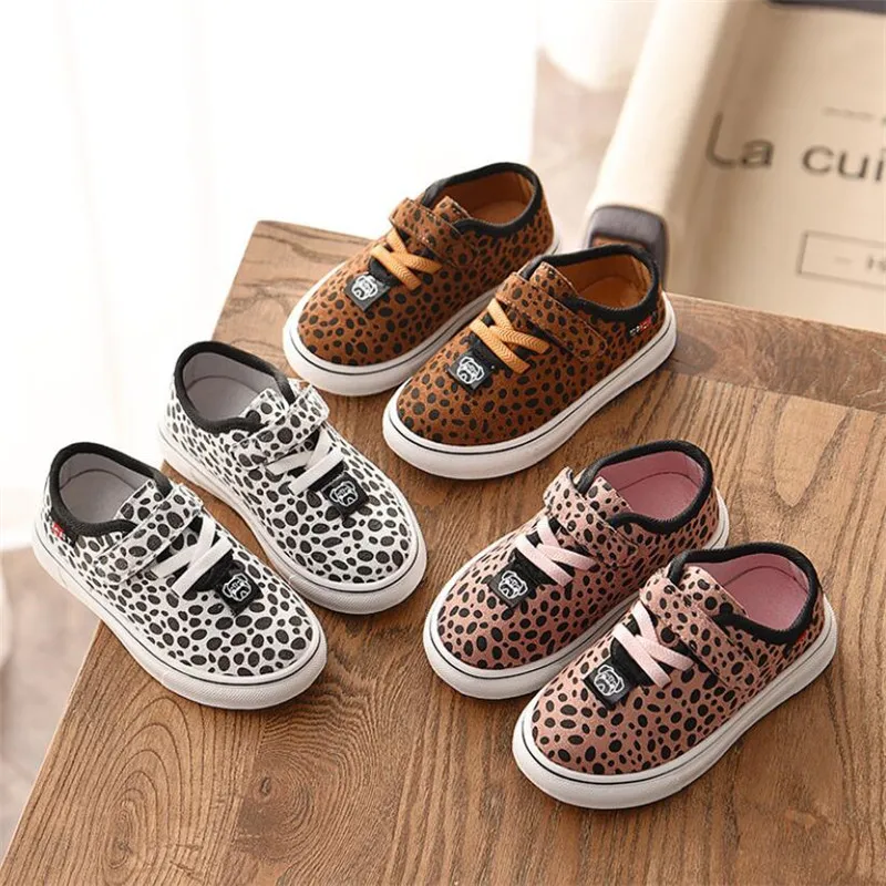 

MHYONS Size 21-30 Child Sneakers Canvas Shoes For Baby Toddlers Shoes Soft Bottom Cow Sole Child Baby Girls Sneaker Canvas