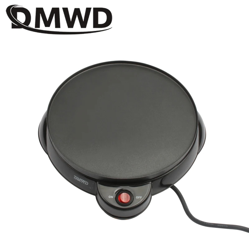 DMWD Electric Egg Crepe Maker Baking pizza pan pancake Cooker Non-stick Plate Teppanyaki spring roll Breakfast machine 220V-240V