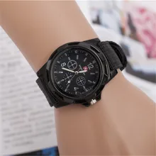Модные детские наручные часы с нейлоновым ремешком для
