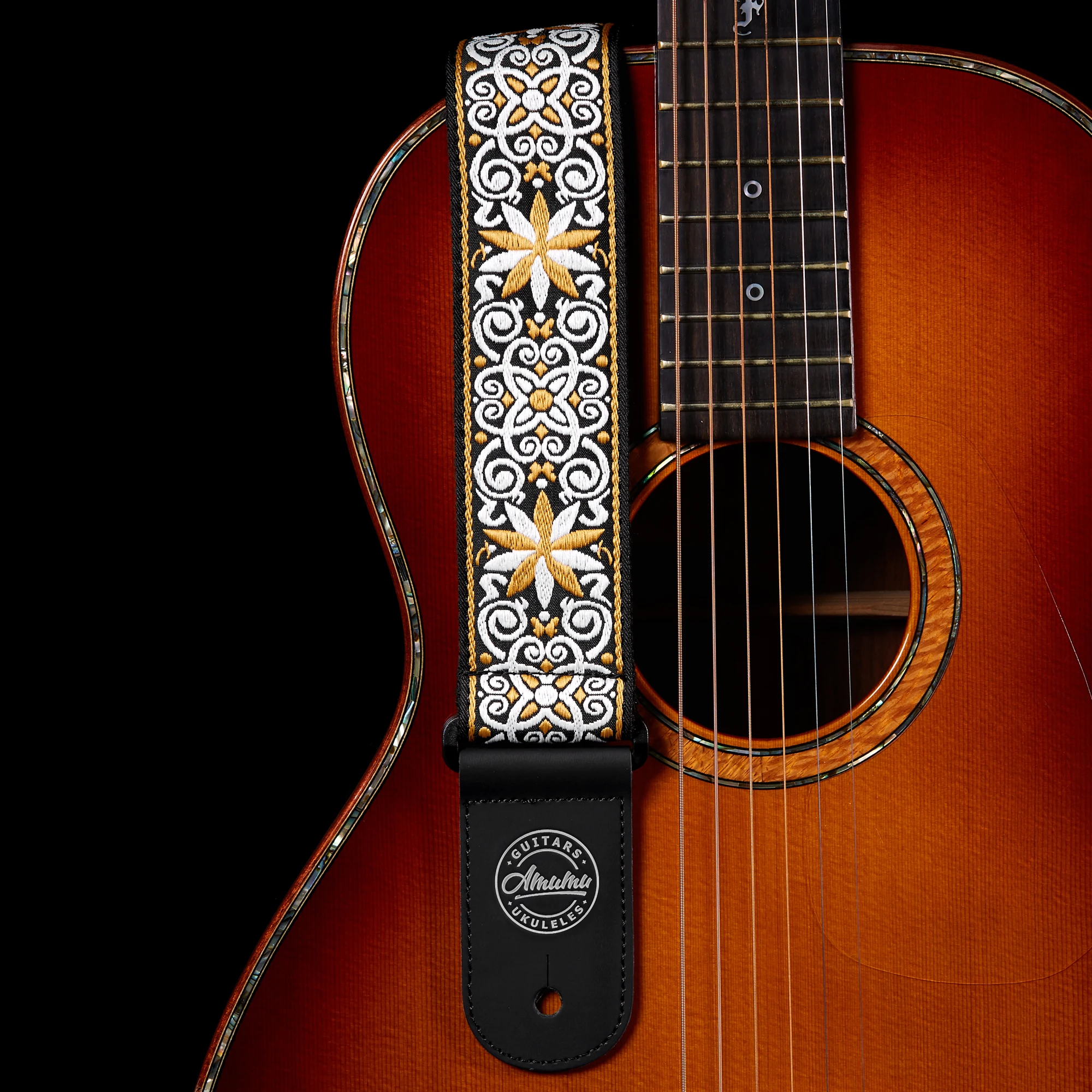 Buy Amumu Woodstock Jacquard Cotton Guitar Straps with