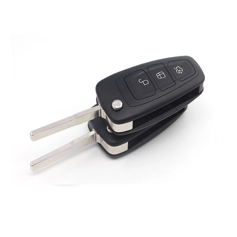 Автомобильный Дистанционный флип-брелок без ключа 433 МГц 3 кнопки с электронным подходящим для Ford Mondeo Focus Fiesta