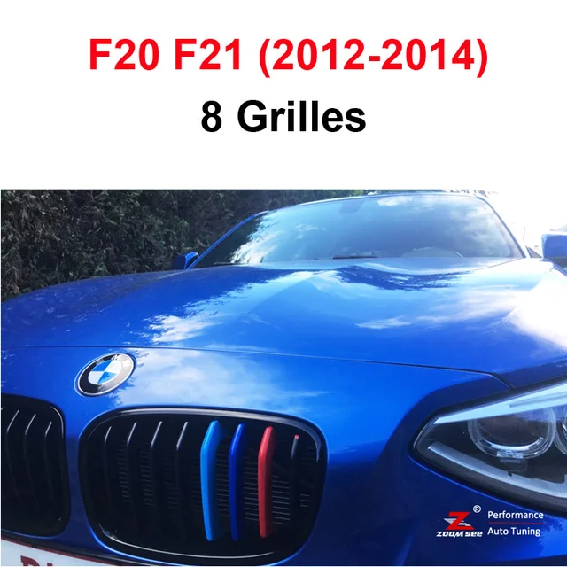 LHZBB Kühlergrills Car Racing Grill Streifen Trim Clip für BMW Serie 1 F20 F21 F40 E87 E82 E81 E88 M Power Auto Aufkleber Zubehör Color : E87 Fillet 2004 2011 LHZBB Kühlergrills Car Racing Grill Streifen Trim Clip für BMW Serie 1 F20 F21 F40 E87 E82 E81 E88 M Power Auto Aufkleber Zubehör Color : E87 Fillet 2004 2011