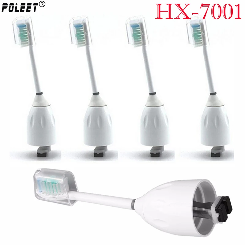 6 шт./лот серии E P-HX-7001 Сменная головка электрической зубной щетки головок HX7001 для Philips насадки на зубные щетки Sonicare сущность HX7022