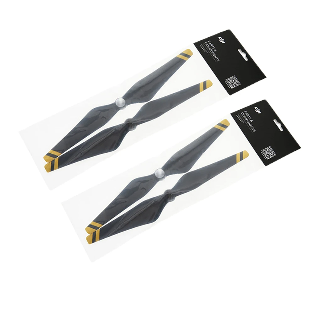 DJI Phantom 3 9450 Carbon Fiber Reinforced Yellow Stripes Self-tightening Propellers Phantom3 Professional Original Accessories-1