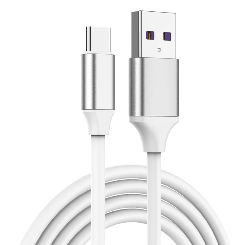 

5A Super Fast Charging Cable USB Type C Cable USB C For Huawei Mate 10 Pro Honor 10 Fast Charge Type C Cable For Huawei Xiaomi