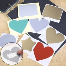 Винтажные изделия ручной работы ко Дню Святого Валентина открытки покрытие скретч карты сообщение скрытые сюрпризы наклейка с надписью Набор открыток Рисование Игрушка