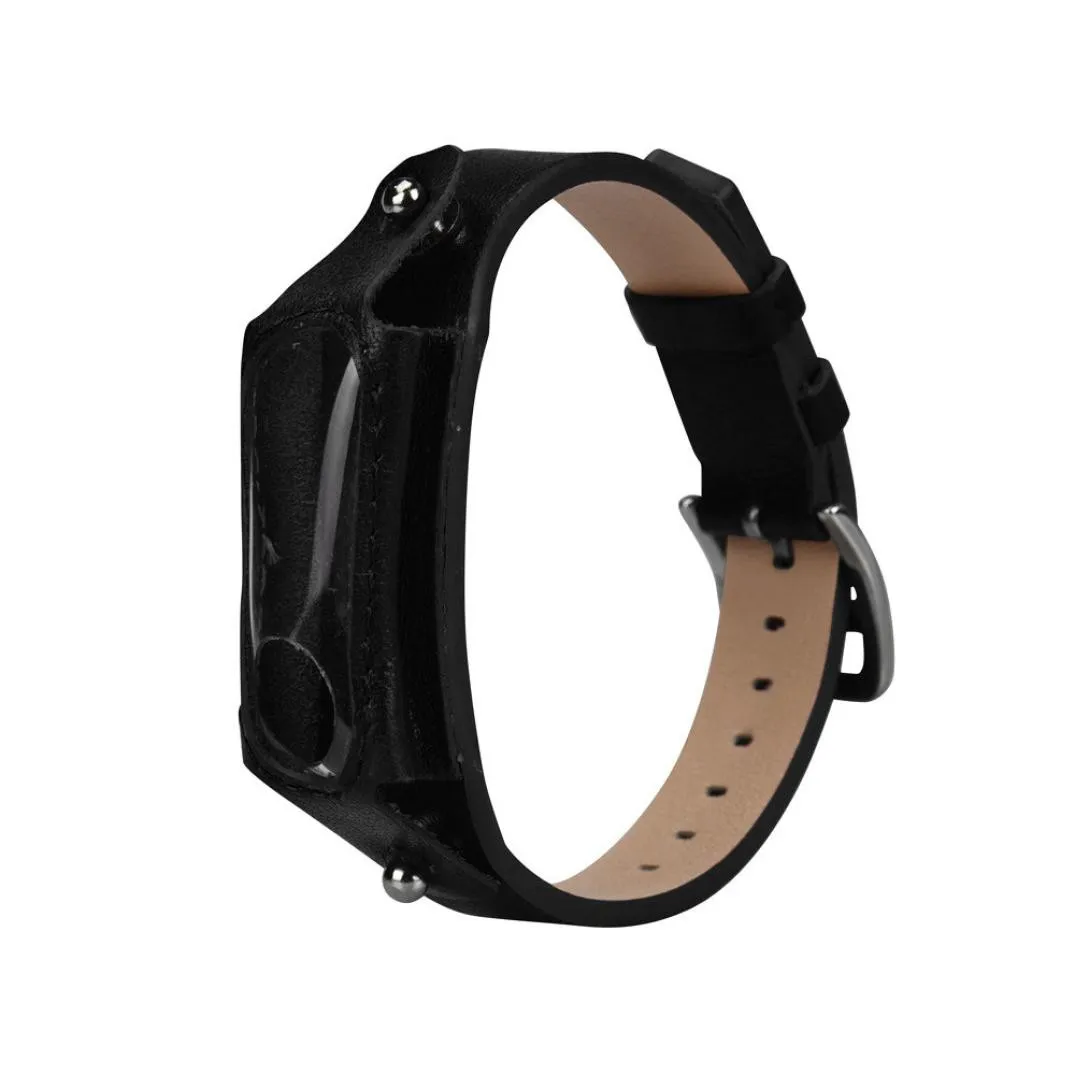

2018 Fashion Wrist Watch Replacement Leather Wristband Watch Strap For Xiaomi Mi Band 3 Bracelet