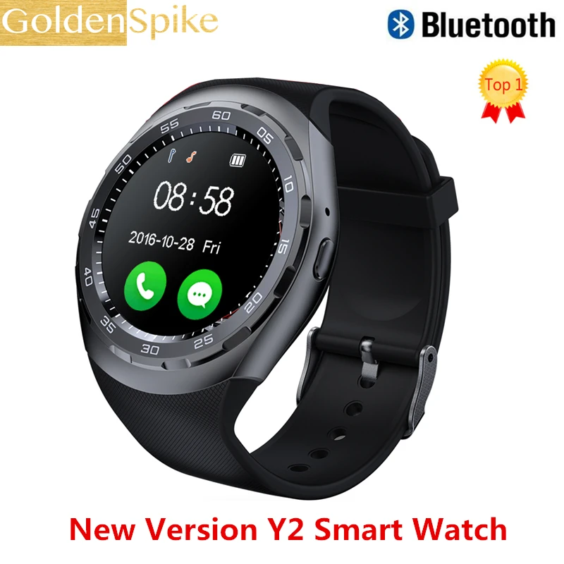 

Smart Watch Y2 Bluethooth 4.0 reloj inteligente Heart Rate Health Fitness Tracker Smartwatch for samsung Android IOS htc phone